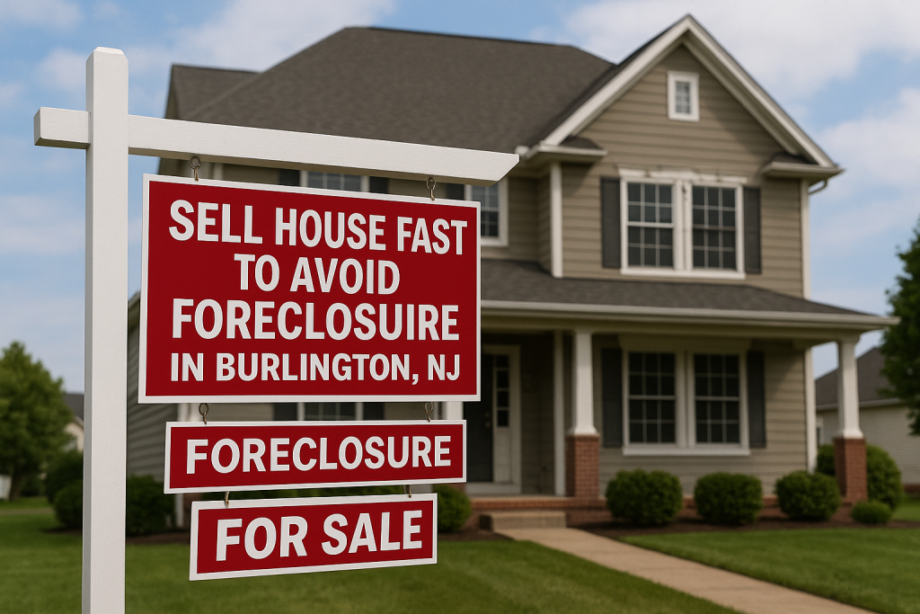 Sell house fast to avoid foreclosure in Burlington, NJ