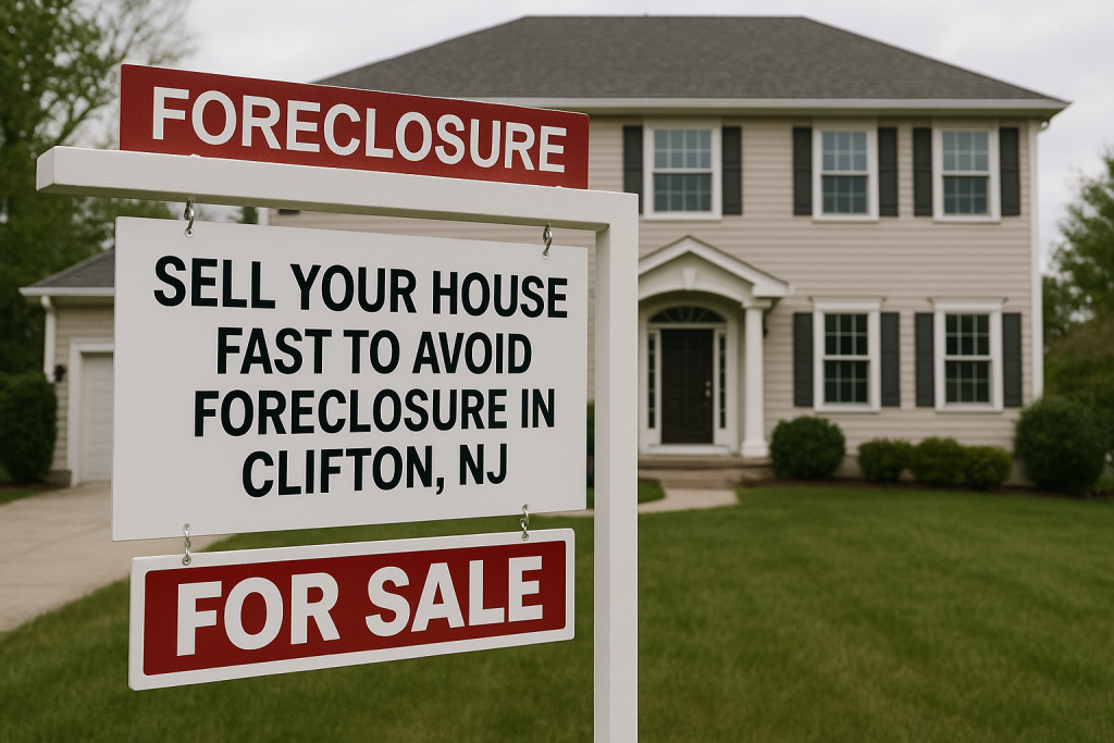 Sell Your House Fast to Avoid Foreclosure in Clifton, NJ